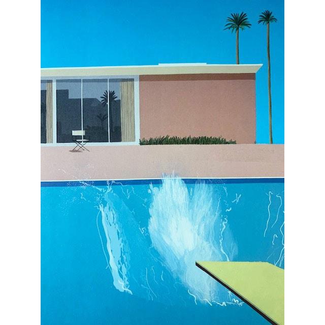 額装品/A Bigger Splash 1967/デビット ホックニー/ポスター : az