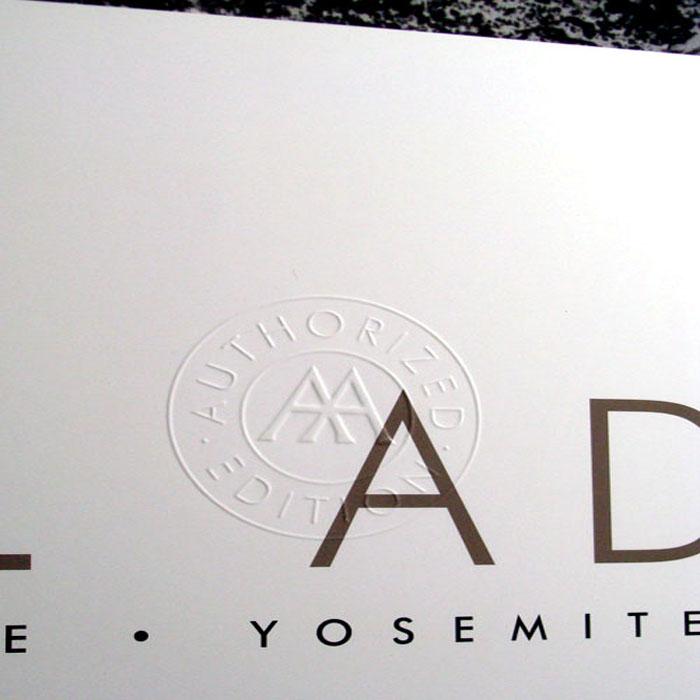 額装品/Moon and Half Dome/エンボスマーク/アンセルアダムス Moon and