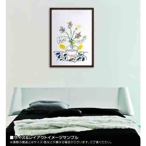 パブロ・ピカソ Pablo Picasso 「花束」 額付き 正方形スクエア