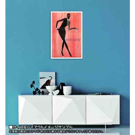 ポスター アート Musidora（ルネ グリュオ） 額装品 ウッド