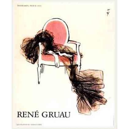 ポスター アート Diorama（ルネ グリュオ） 額装品 ウッドベーシック