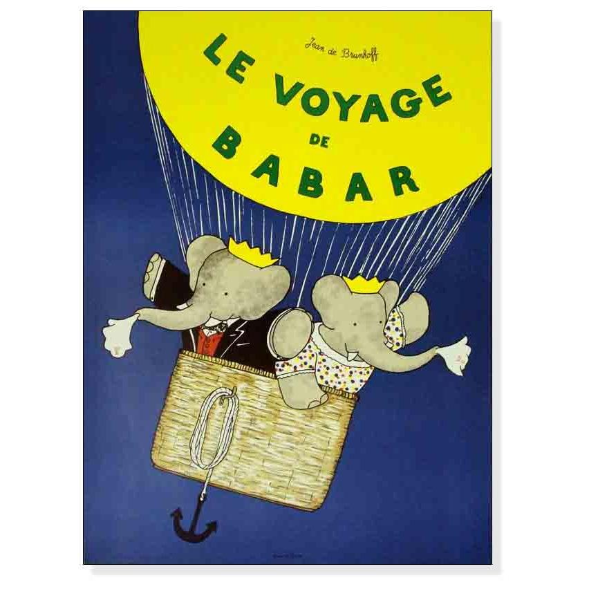 額装品/Babar en Auto 1986年（ジャン ド ブリュノフ）