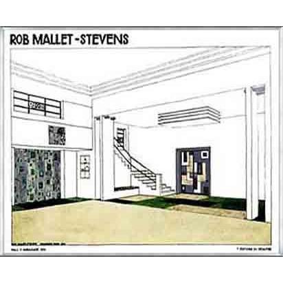 額装済/Hall d　Ambassade 1924/マレット ポスター アート Hall d Ambassade 1924（マレット） 額装品 アルミ製