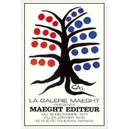 ポスター アート MAEGHT EDITEUR 1971（アレクサンダー カルダー