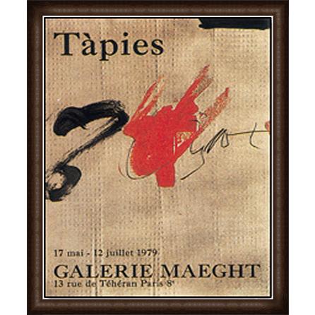 1979（アントニ タピエス） 額装品 ウッドハイグレードフレーム 巨匠