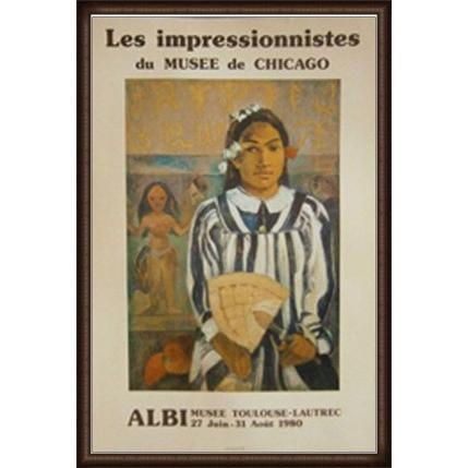 Albi Impressionnister（ポール ゴーギャン） 額装品 ウッドハイグレードフレーム