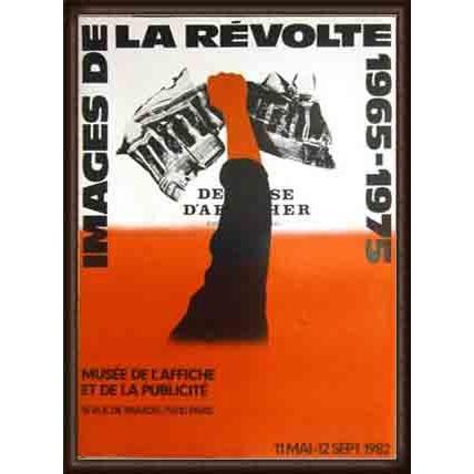 ポスター アート LA REVOLTE G.F.（ラツィア） 額装品 ウッドハイグレードフレーム