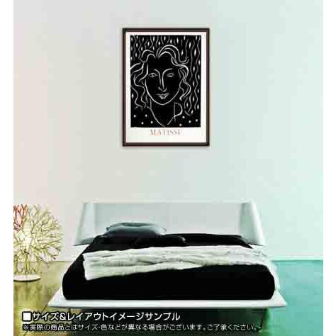 Linogravure（アンリ マティス） 額装品 ウッドハイグレードフレーム 