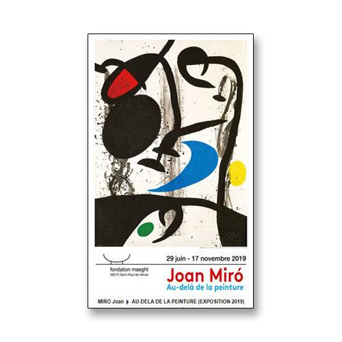 Au-Dela de La Peinture 2019（ジョアン ミロ） 額装品 ウッド