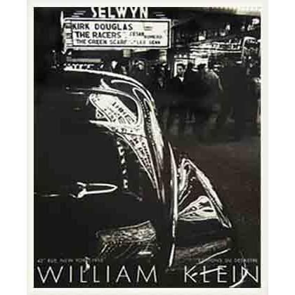 ポスター アート New York 1955（ウィリアム クライン） 額装品 ウッドベーシックフレーム｜aziz