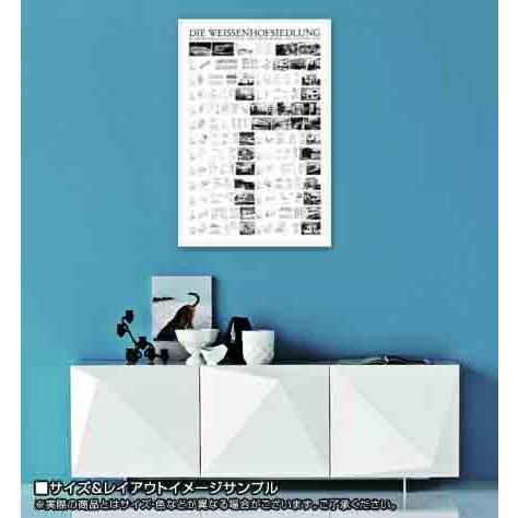 ポスター アート Die Weissenhofsiedlung（ミース ファン デル ローエ 