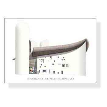 ロンシャン礼拝堂（ル コルビジェ） 額装品 アルミ製ハイグレードフレーム 