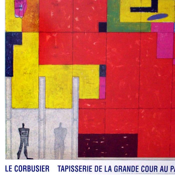 額装済/Wandteppich/ル コルビジェ/インテリア/ポスター/アート 額装済/Wandteppich Fur Chandigarh 1954（ル コルビジェ