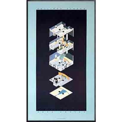 ポスター アート カフェ コスト 1984年（フィリップ スタルク） 額装品