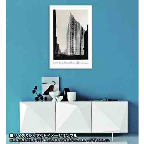 ポスター アート Berlin 1921年（ミース ファン デル ローエ） 額装品 