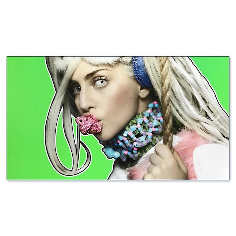 Lady Gaga art RAVE 2014 限定（レディー ガガ） 額装品 アルミ製ベーシックフレーム｜aziz｜03