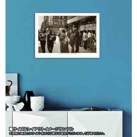 マルコム Ｘ Captain Joseph & Jesus Emmanuel 7th Avenue and 125th Street Harlem 1962（クリュタス スミス） 額装品 ウッドベーシックフレーム｜aziz｜02
