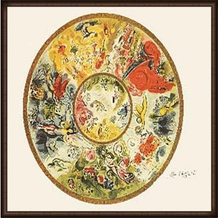 セール！ ポスター アート パリ オペラ座天井画 1994年（マルク