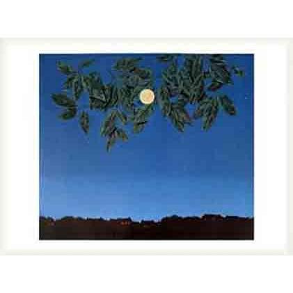 空白のページ（ルネ マグリット） 額装品 ウッドベーシックフレーム