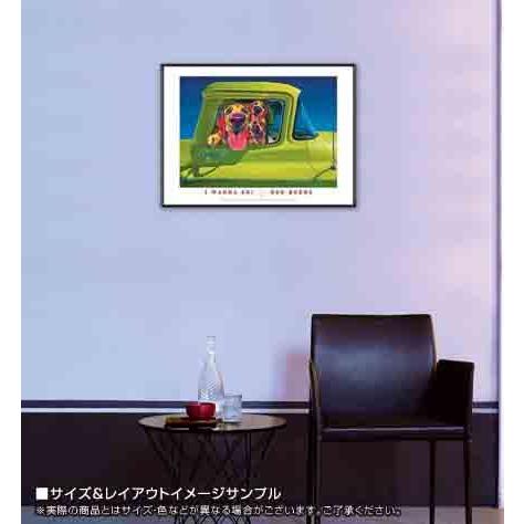I Wanna Go!（バーンズ） 額装品 アルミ製ハイグレードフレーム