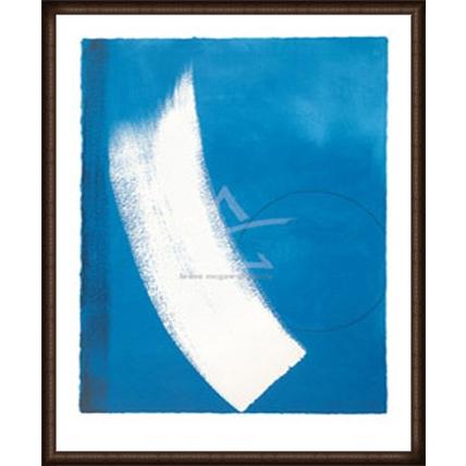 ポスター アート Vertical Movement (Easter Series) No. 4 2001 (serigraph)（バーンズ　グラハム） 額装品 ウッドハイグレードフレーム