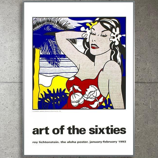 額装品/Aloha1993/ロイ リキテンスタイン/インテリア/アート/ポスター 額装品/Aloha 1993/ロイ リキテンスタイン/インテリア/アート/特別品