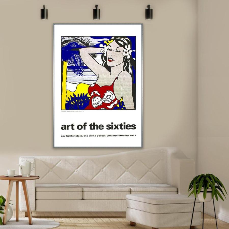 額装品/Aloha1993/ロイ リキテンスタイン/インテリア/アート/ポスター 額装品/Aloha 1993/ロイ リキテンスタイン/インテリア/アート