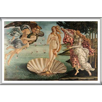 ヴィーナスの誕生（サンドロ ボッティチェリ） 額装品 アルミ製ハイ