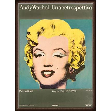 Una Retrospectiva（アンディ ウォーホル） 額装品 ウッドハイグレードフレーム