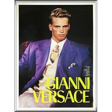 Versace Man（ブルース ウェーバー） 額装品 アルミ製ハイグレード