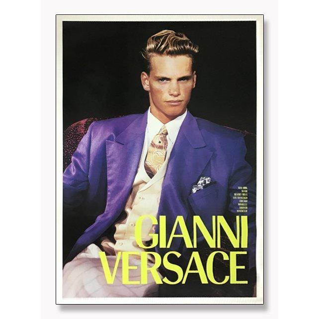 Versace Man（ブルース ウェーバー） 額装品 アルミ製ハイグレード