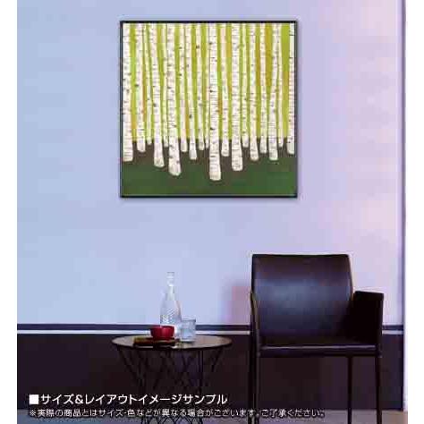 ポスター アート Birch Forest（リサ コンドン） 額装品 アルミ製ハイグレードフレーム