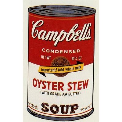 ポスター アート Sunday B Morning キャンベル缶 II Oyster Stew 限定 