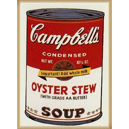 ポスター アート Sunday B Morning キャンベル缶 II Oyster Stew 限定 