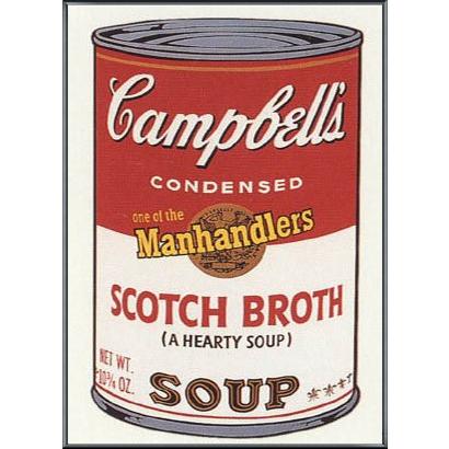ポスター アート Sunday B Morning キャンベル缶II Scotch Broth 限定 