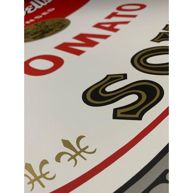 額装済20％OFF!!/Sunday B Morning キャンベル/ウォーホル 限定/額装済20％OFF!!/Sunday B Morning キャンベル缶 Tomato