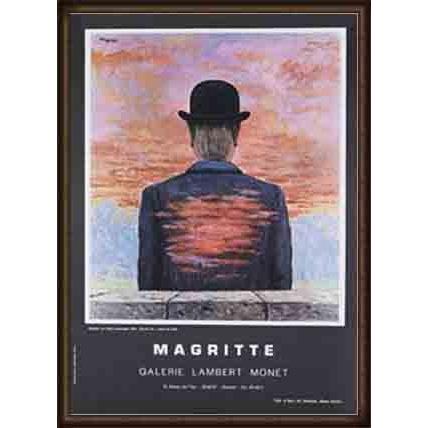 額装済/報われた詩人 限定1000枚/ルネ マグリット