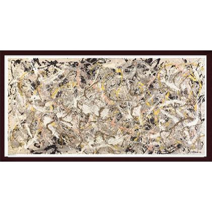 Number 27 1950 ジャクソン ポロック 額装品 ウッドベーシックフレーム Cb7048r Wb Azポスター 通販 Yahoo ショッピング