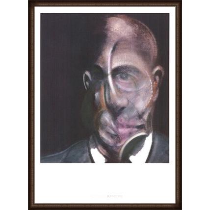 Portrait of Michel Leiris（フランシス ベーコン） 額装品 ウッドハイ 