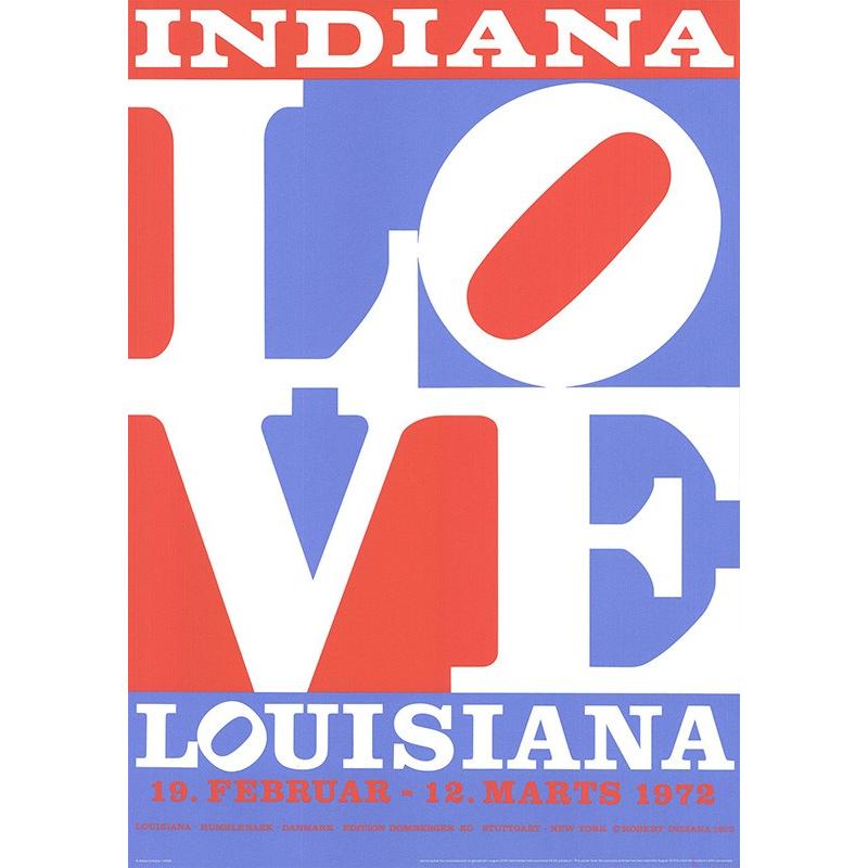 Love louisiana（ロバート インディアナ） 額装品 アルミ製ベーシックフレーム_2