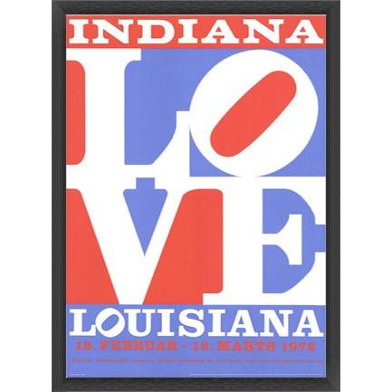 LOVE 額入りポスター ロバートインディアナ