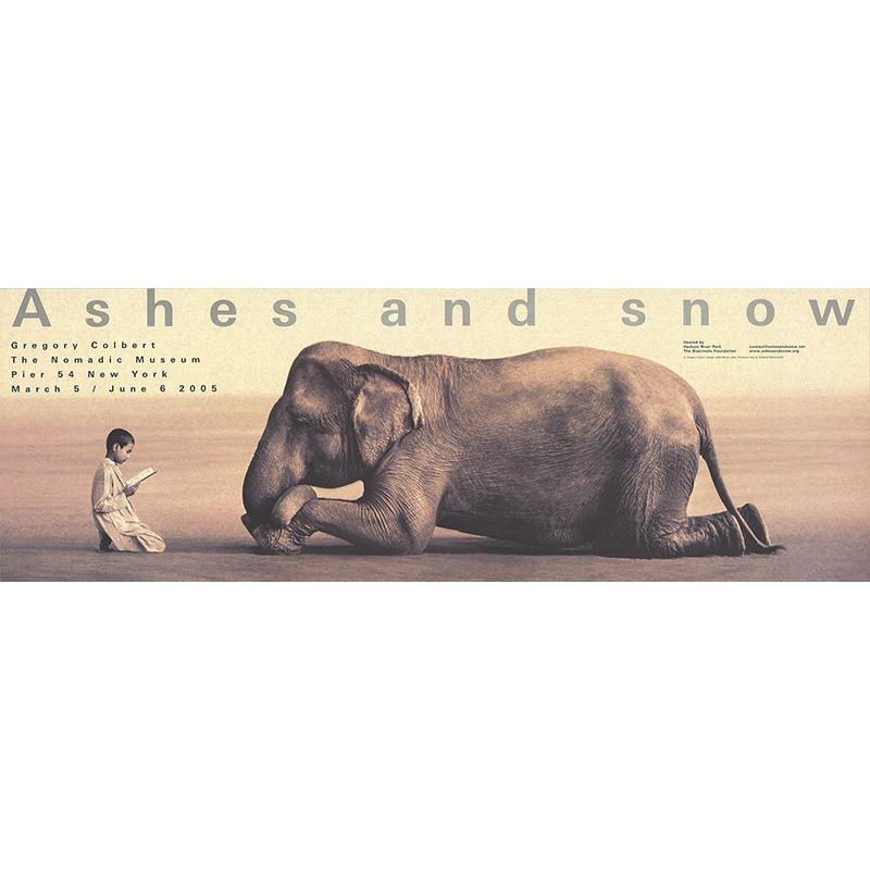 Ashes and snow 象に本を読んで聞かせる少年（グレゴリー コルベール 