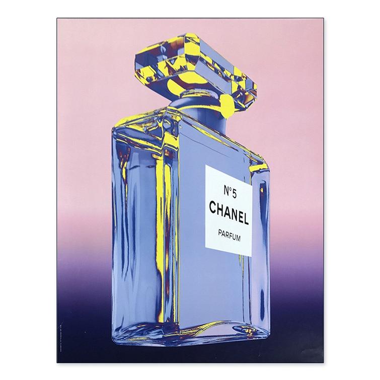 シャネル　No.5の絵 シャネル No5 クラッシックボトル2003年 Pink : azポスター - 通販