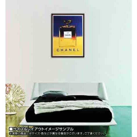 ポスター アート シャネル Blue Yellow（アンディ ウォーホル） 額装品 