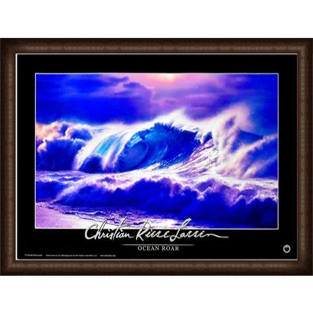 特別額装品/オーシャン ロアー（クリスチャン ラッセン） オーシャン ロアー（クリスチャン ラッセン） 額装品 ウッドハイ