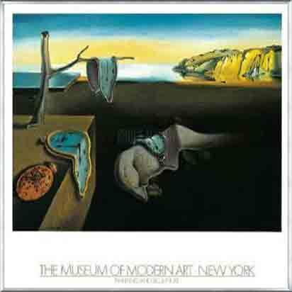 記憶の固執 （柔らかい時計） 1931年（サルバドール ダリ） 額装品