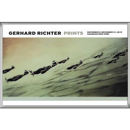 ゲルハルト・リヒター ポスター Exhibition Richter 2019(ゲルハルト リヒター)額装済ポスター