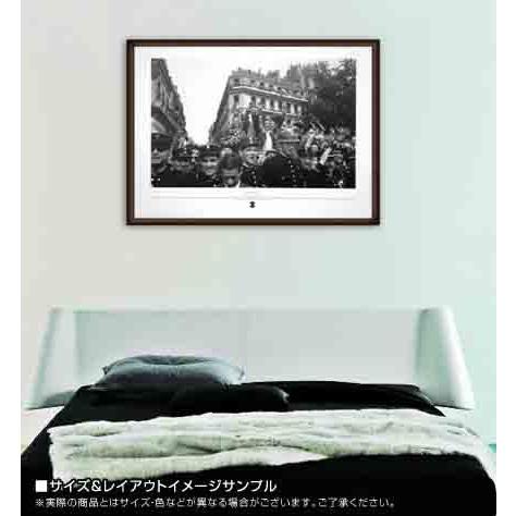 額装済/La Liberation de parie 1944/ロバート キャパ ポスター アート La Liberation de parie 1944（ロバート キャパ