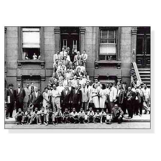 額装品/ジャズポートレートハーレム　1958年（アート ケーン） Amazon.co.jp: ポスター アート ケーン ジャズポートレートハーレム