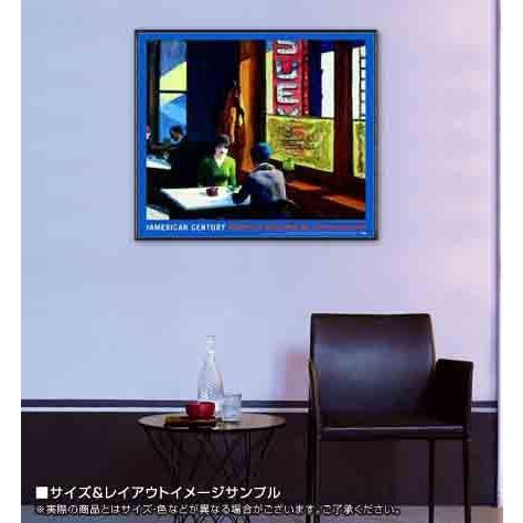 ポスター アート Chop Suey（エドワード ホッパー） 額装品 アルミ製 